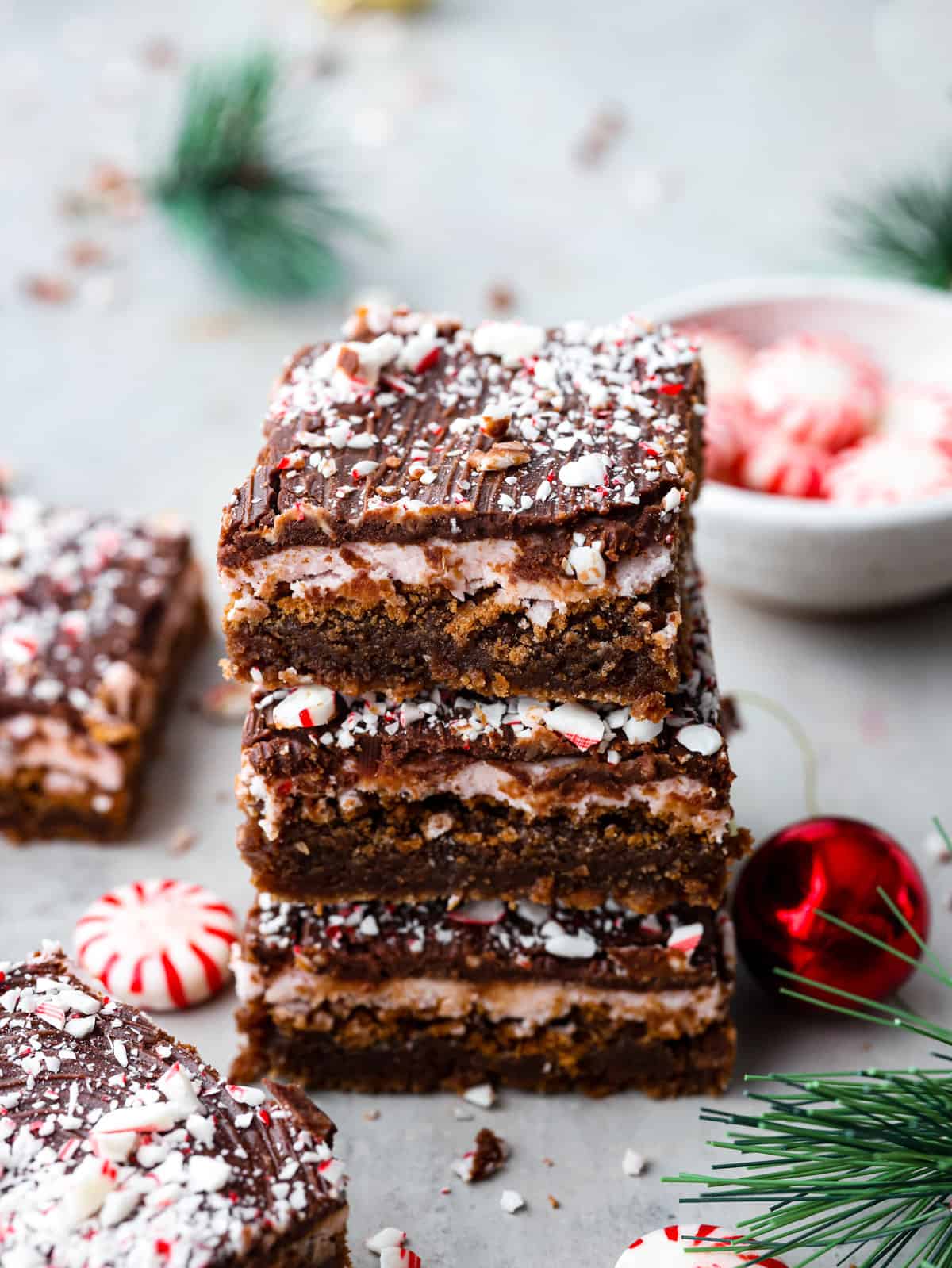 Peppermint Candy Cane Brownies | The Recipe Critic - World Food Taste
