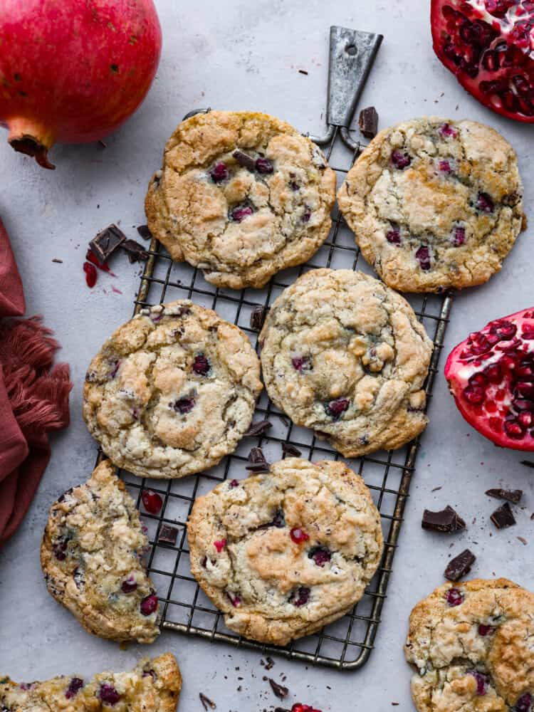 Pomegranate Chocolate Chunk Cookies - 82