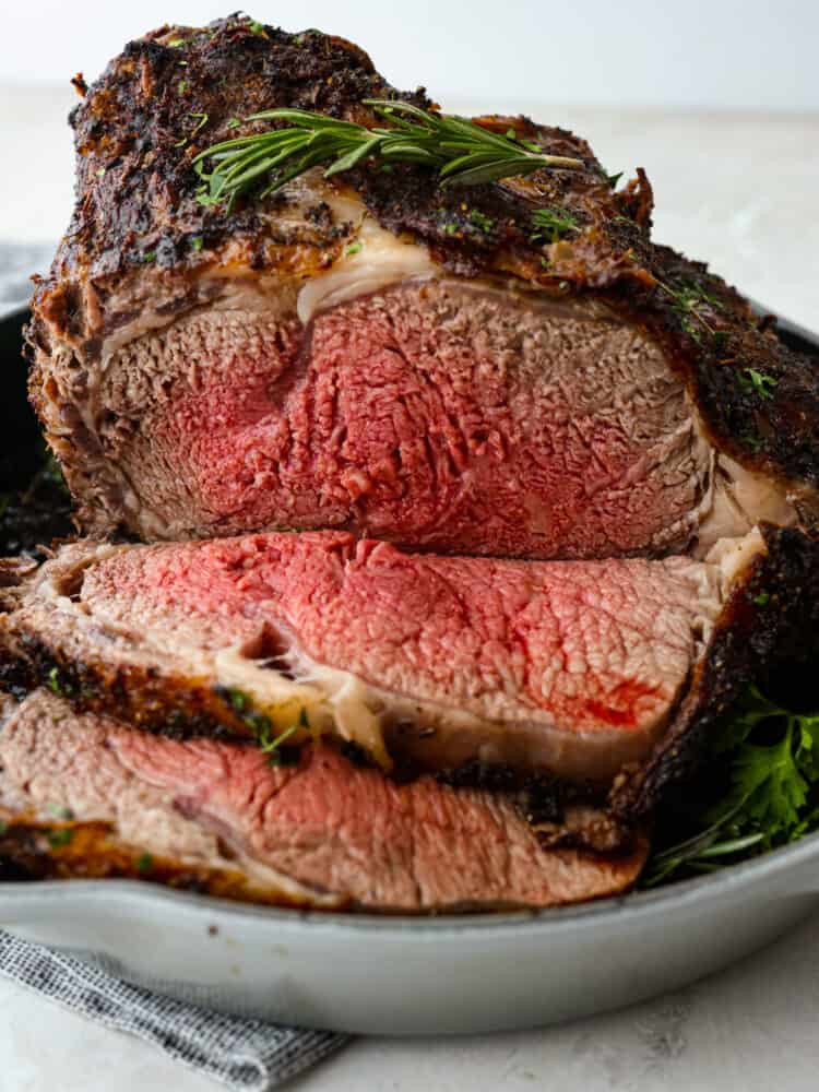 Prime Rib With Garlic Herb Butter - 41