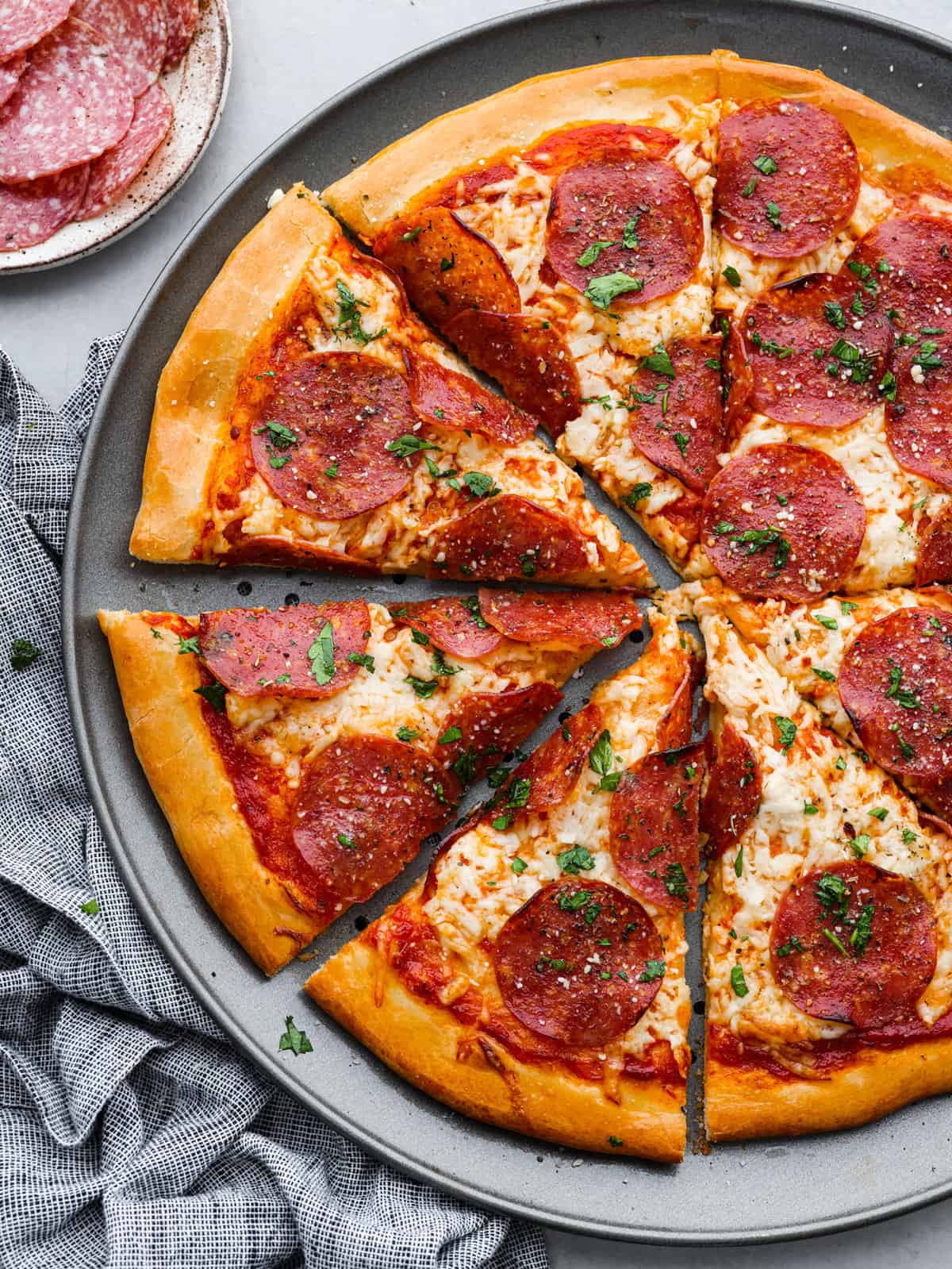 Italian Pepperoni Pizza Recipe