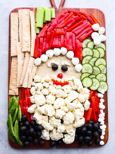 Santa Veggie Tray | The Recipe Critic