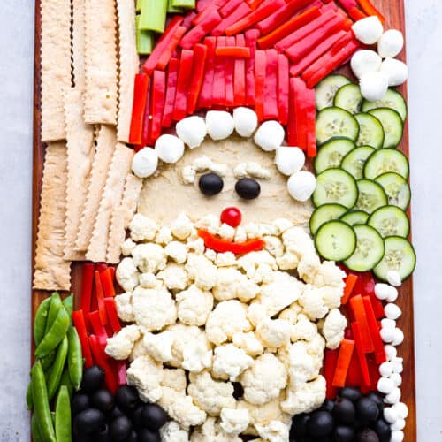 Santa Veggie Tray | The Recipe Critic