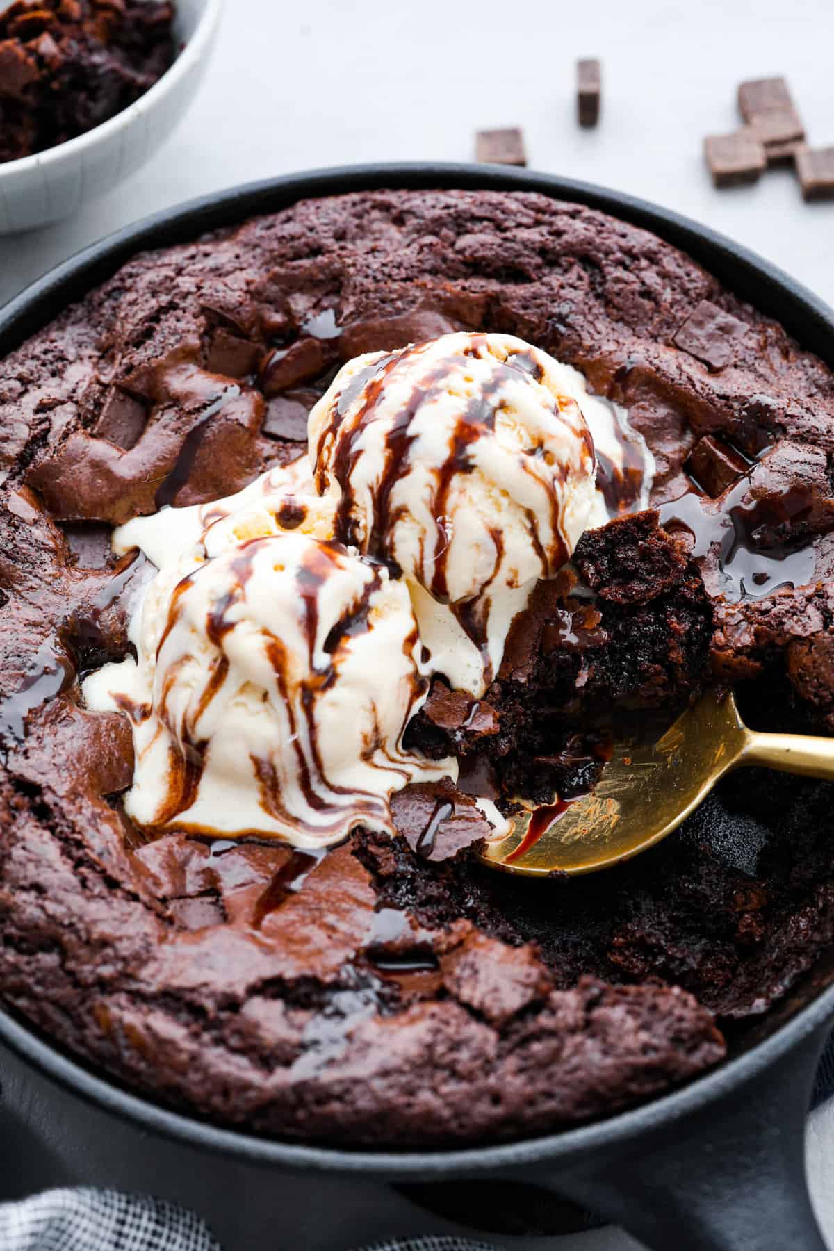 Skillet Brownies Recipe