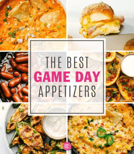 Best Game Day Football Party Snacks, Appetizers & Sweet Treat Recipes