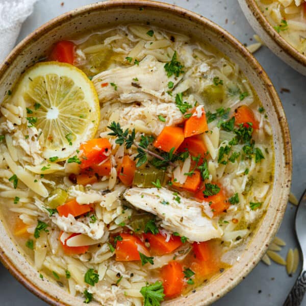 Lemon Chicken Orzo Soup | The Recipe Critic