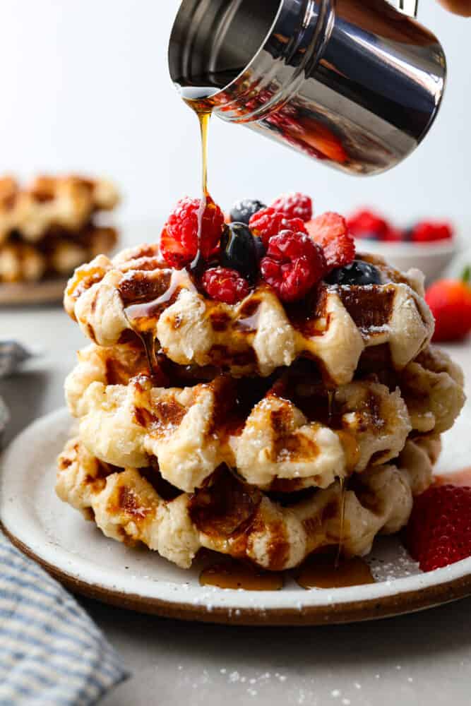 Belgian Waffle Maker. Make Authentic Belgian Waffles With This