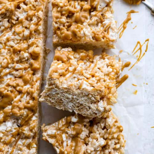 Peanut Butter Rice Krispies Treats Recipe | The Recipe Critic