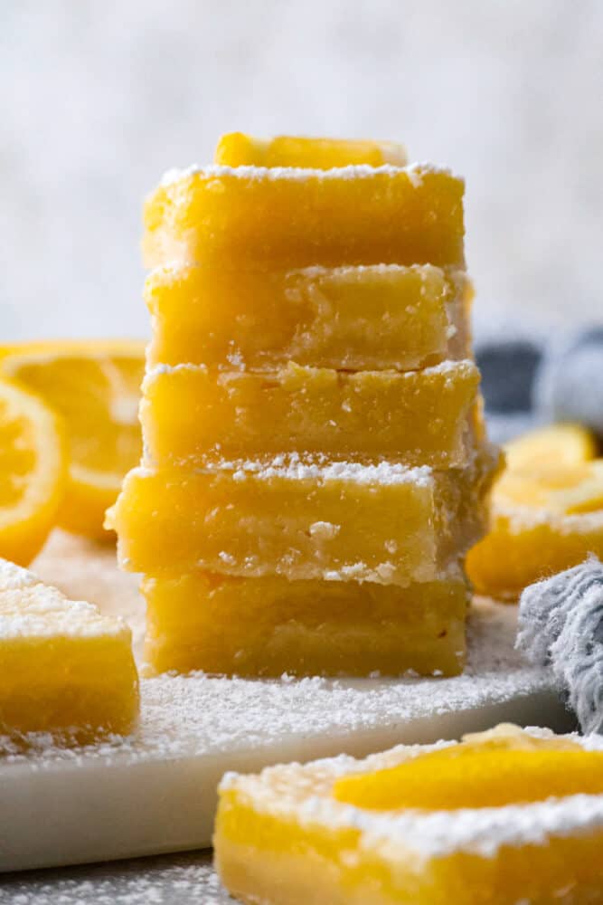 The BEST Homemade Lemon Bars - 40