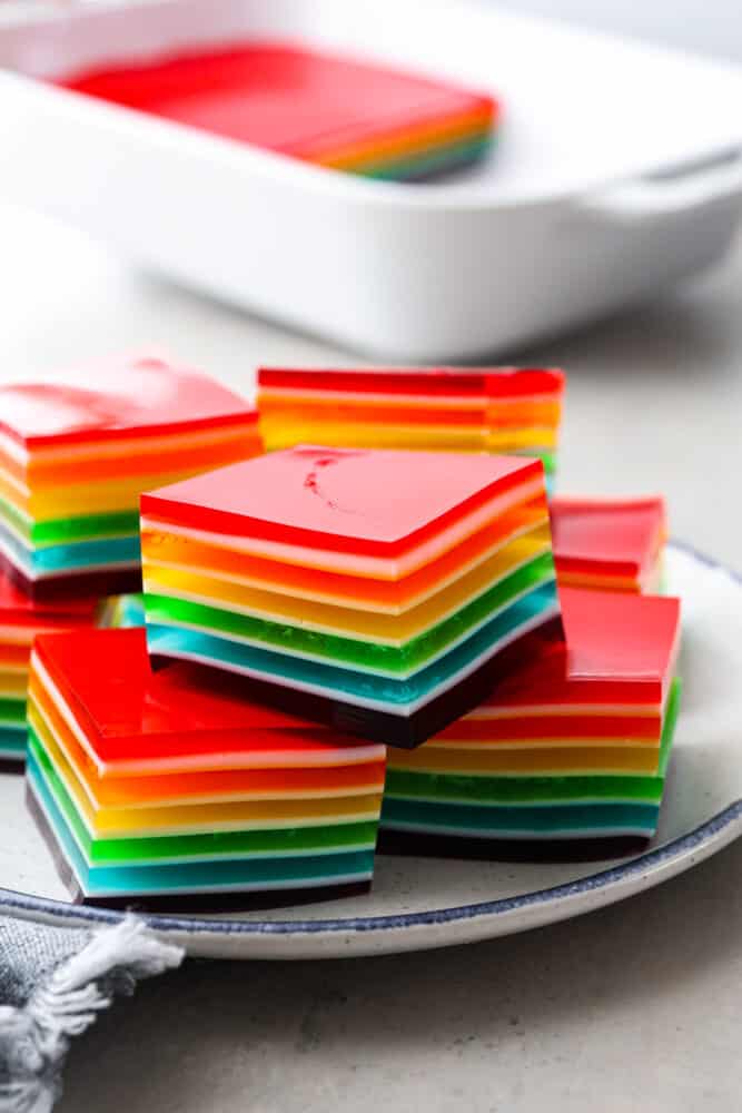 Rainbow Jello Recipe | The Recipe Critic