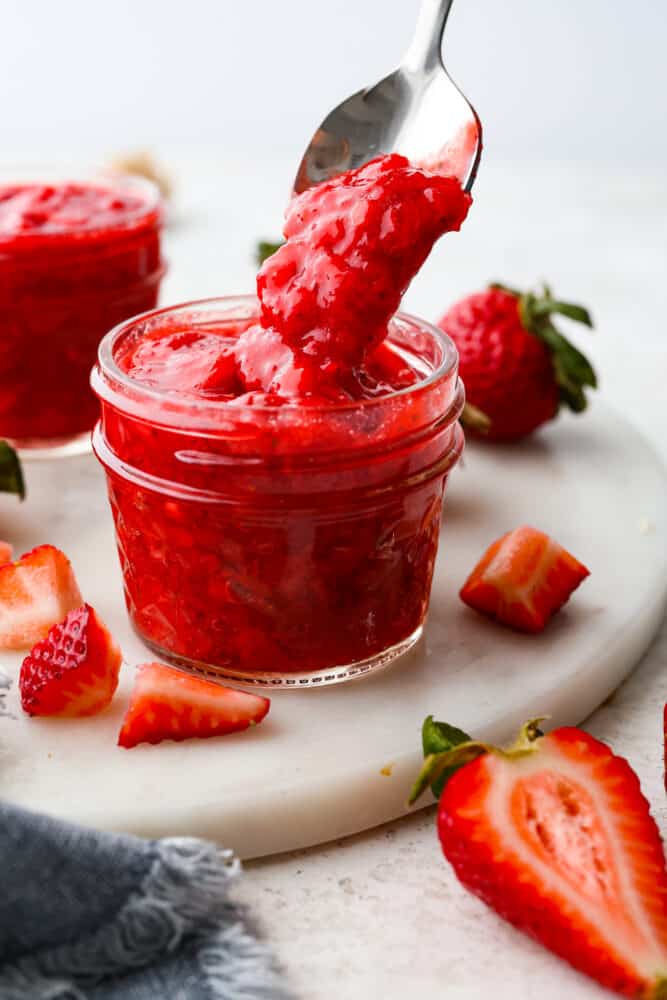 Homemade Strawberry Sauce - 76