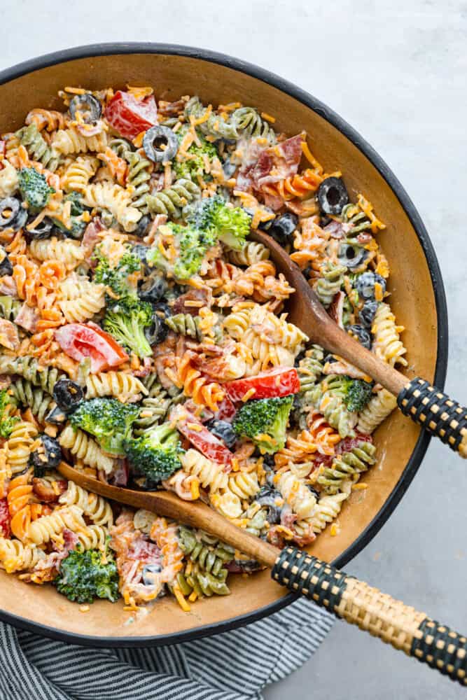 Easy Bacon Ranch Pasta Salad Recipe - 93