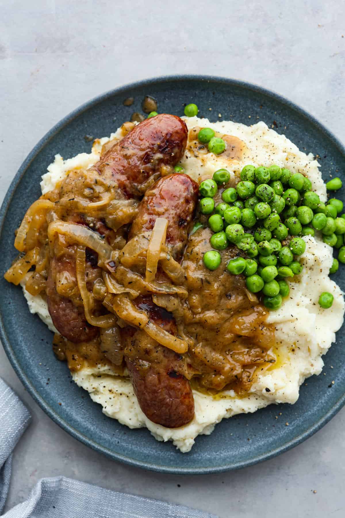 Onion Gravy for British Bangers and Mash Recipe