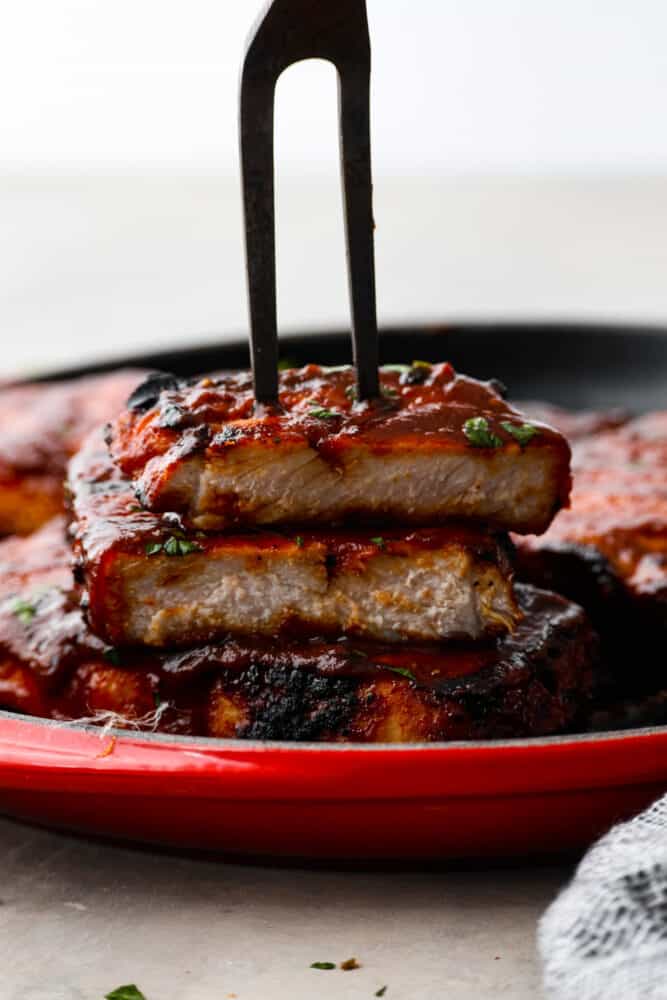 Grilled BBQ Pork Chops Recipe - 30