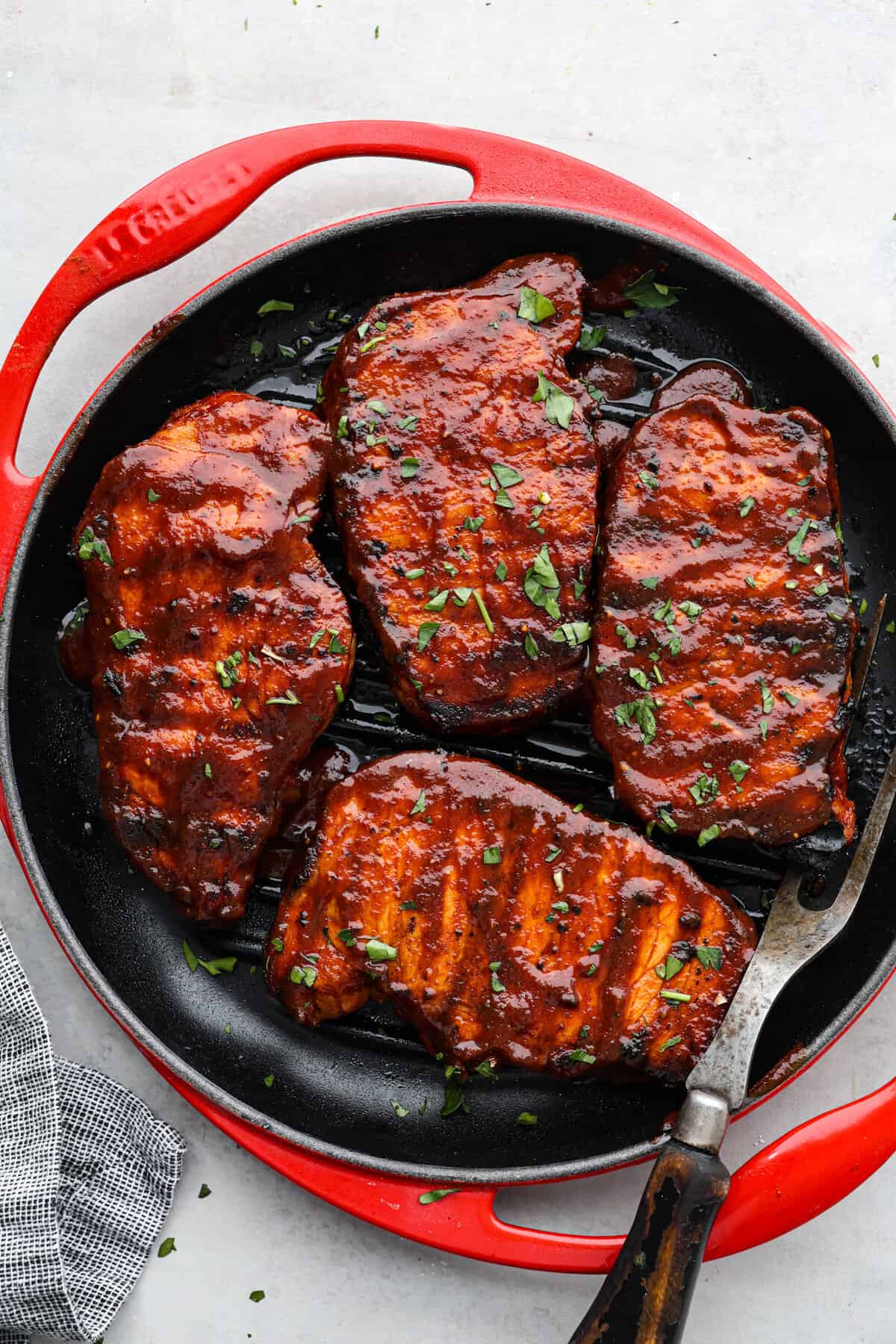 Grilled BBQ Pork Chops - Recipe Concepts