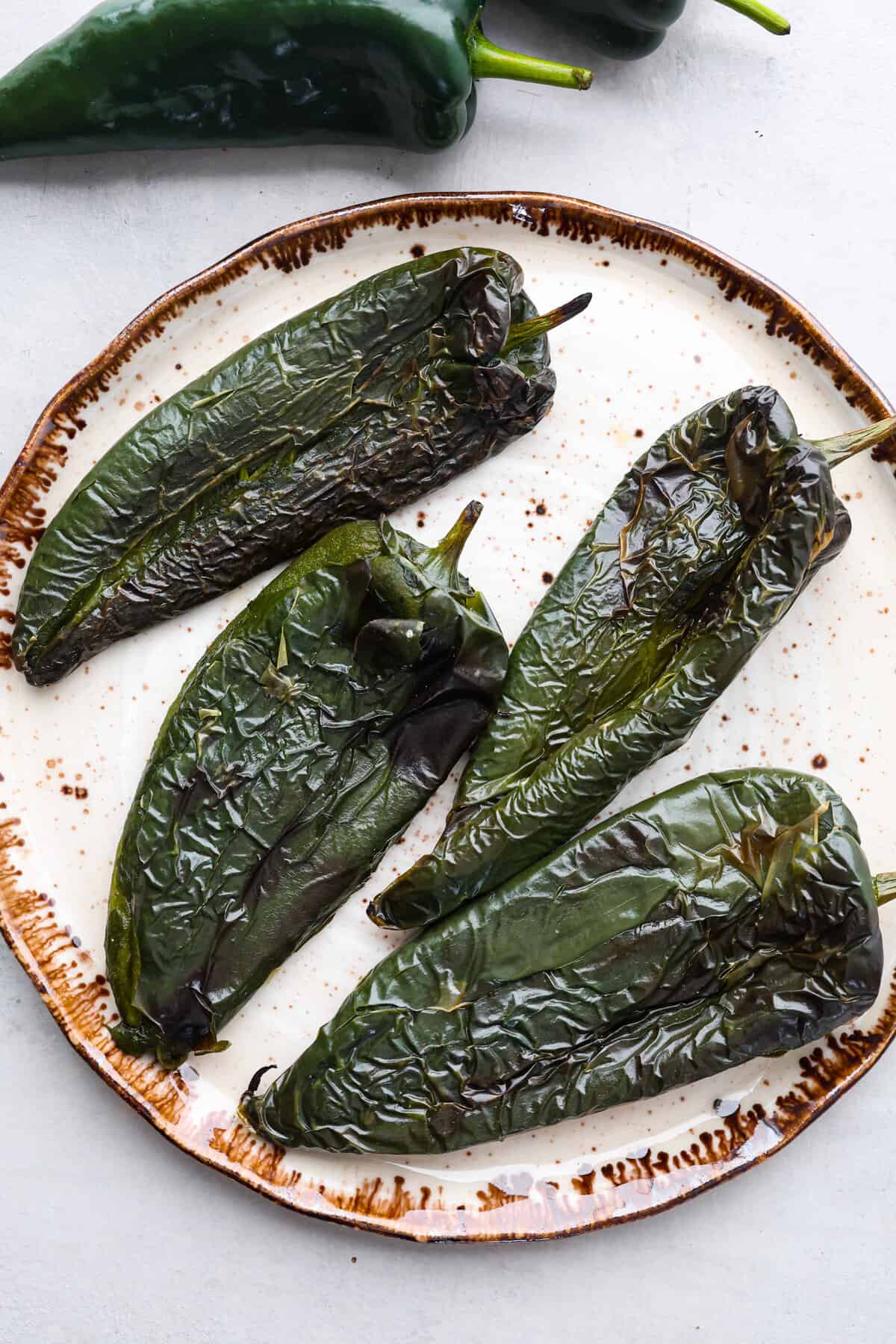 Roasted Poblano Peppers | therecipecritic