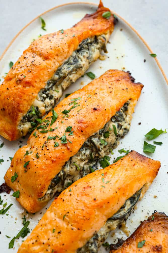 Spinach Stuffed Salmon Recipe - 32