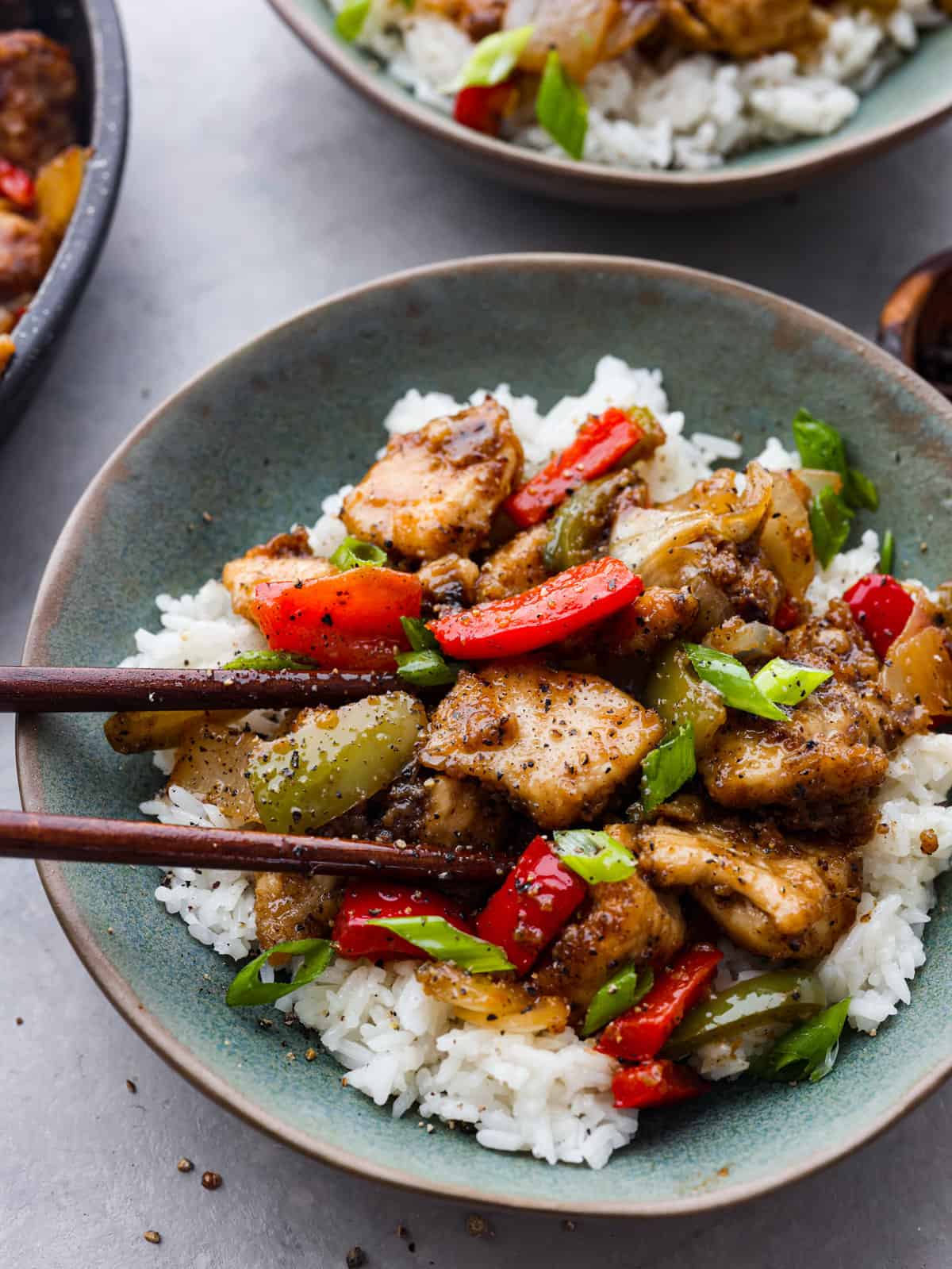 Black Pepper Chicken Stir Fry Recipe Ocean