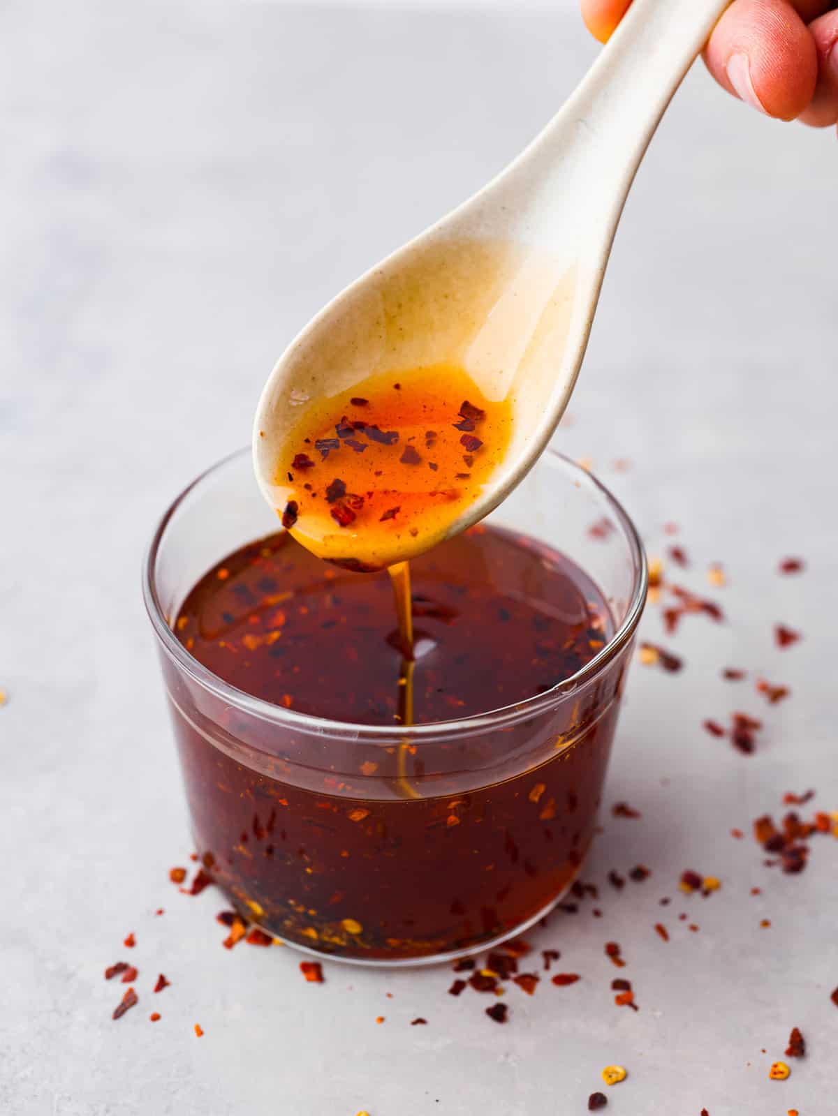 Oil deals chili sauce