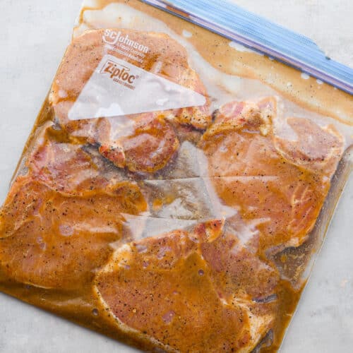 Pork chop marinade without soy sauce best sale