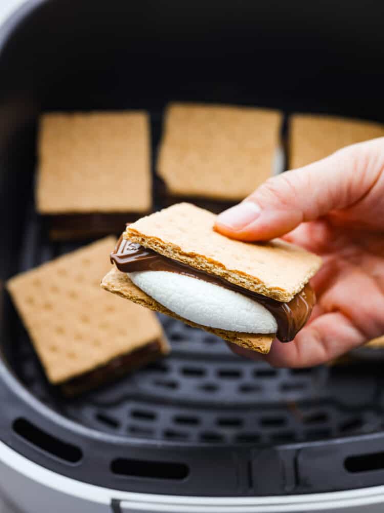 Picking up an air fryer s’more.
