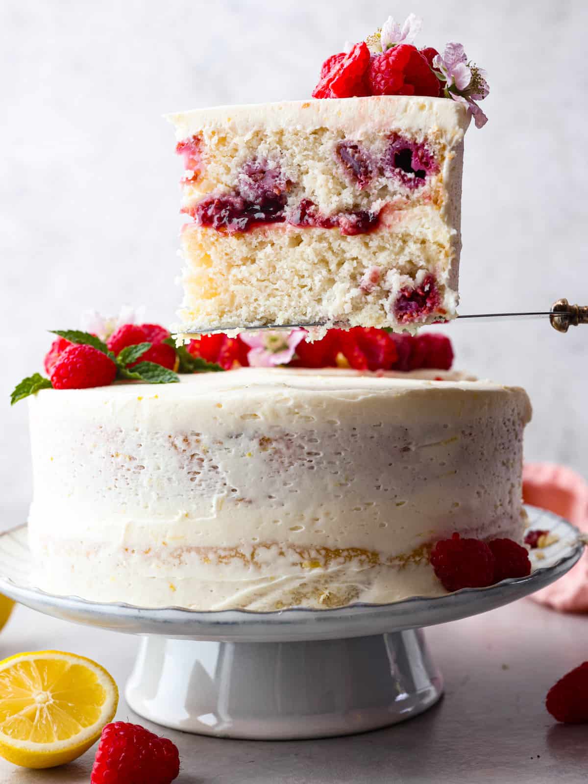 lemon raspberry cake 1