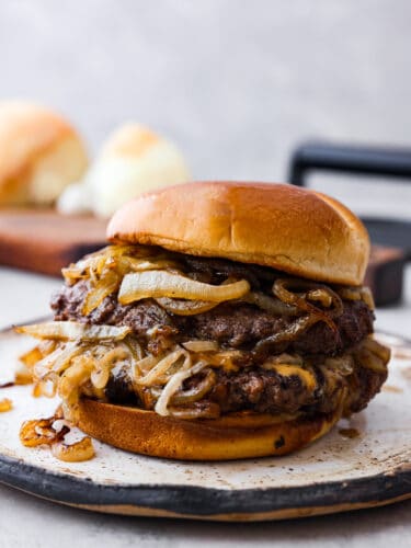 The BEST Oklahoma Fried Onion Burgers | The Recipe Critic