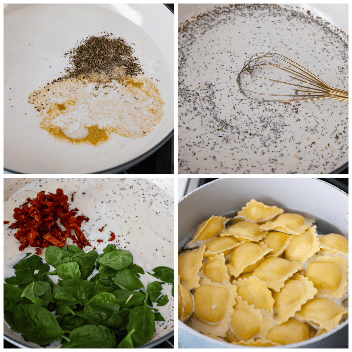 Creamy Tuscan Ravioli Recipe