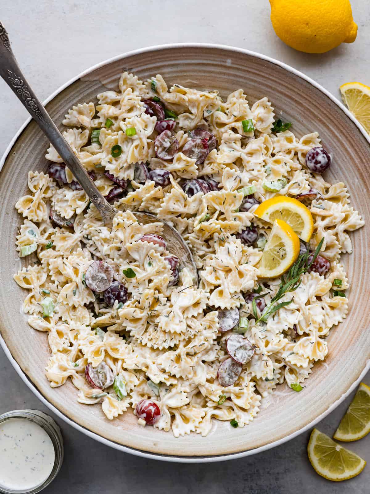 Lemon Tarragon Pasta Salad Recipe - Delphi Post