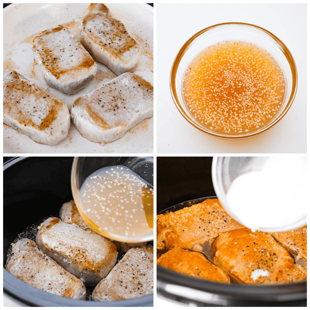 Slow Cooker Honey Garlic Pork Chops in the Slow Cooker The Recipe Critic