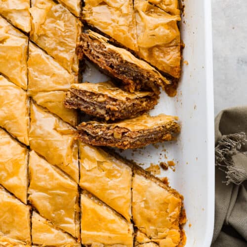 Baklava: Hand Made Traditional Greek Pastry, Half-sheet tray