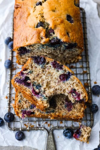 Sour Cream Blueberry Banana Bread | The Recipe Critic