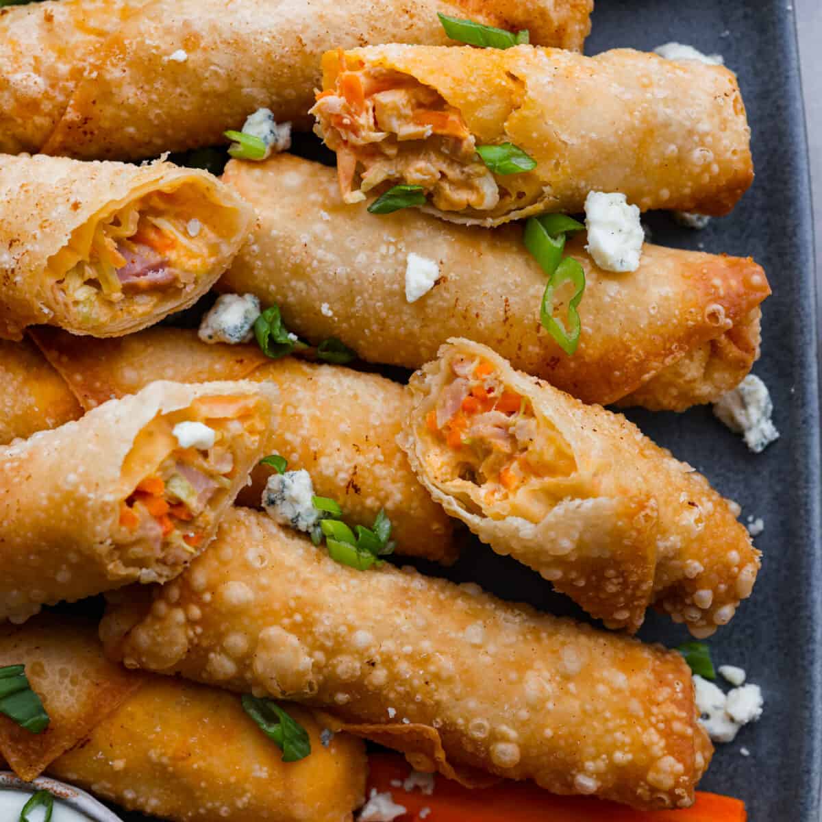 Buffalo Chicken Egg Rolls (with Air Fryer Instructions!) | The Recipe ...