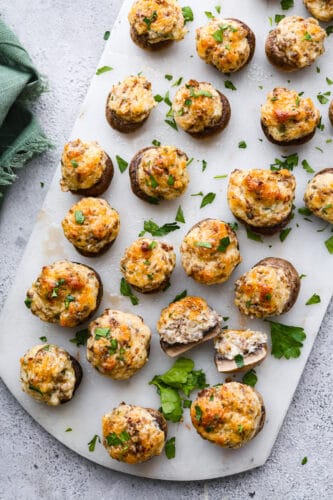 Sausage Stuffed Mushrooms Recipe | The Recipe Critic