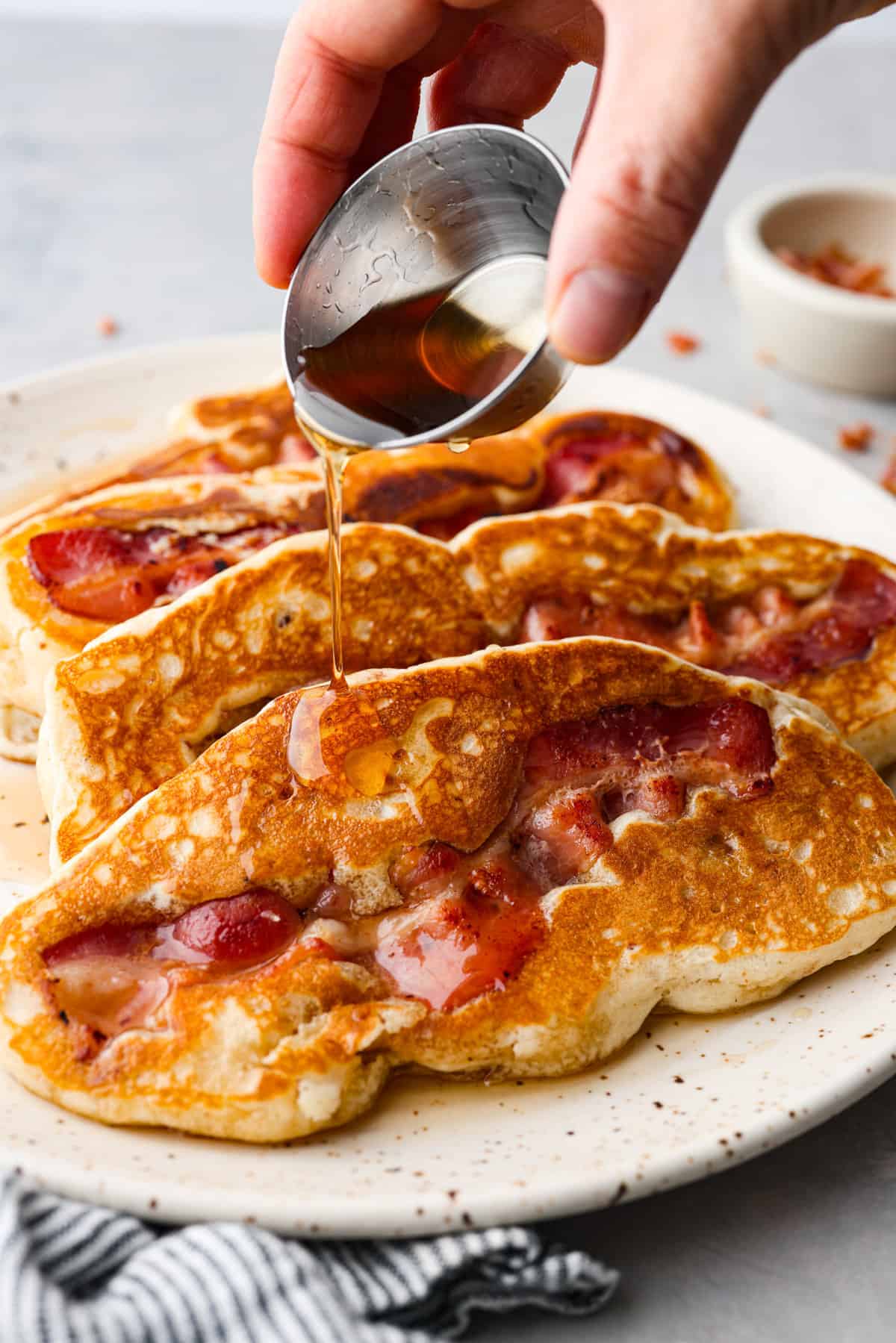 Bacon Pancakes Recipe | Karkey