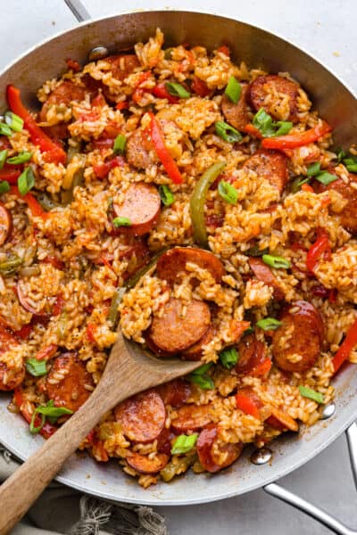 Cajun Rice and Sausage Skillet | The Recipe Critic