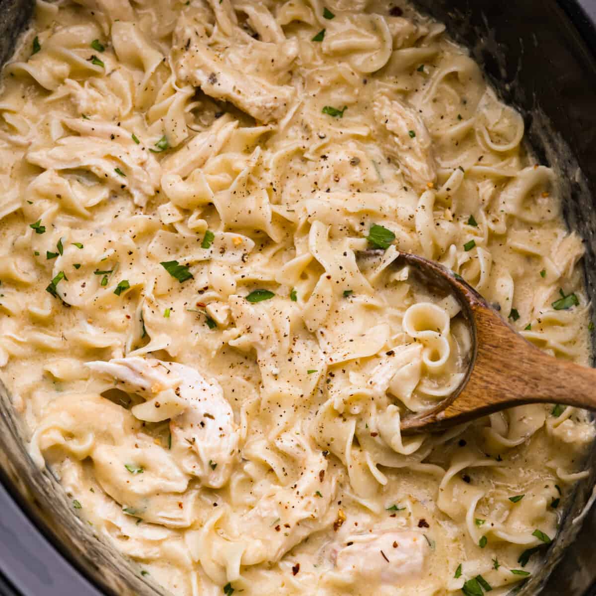 Slow Cooker Chicken and Noodles | The Recipe Critic