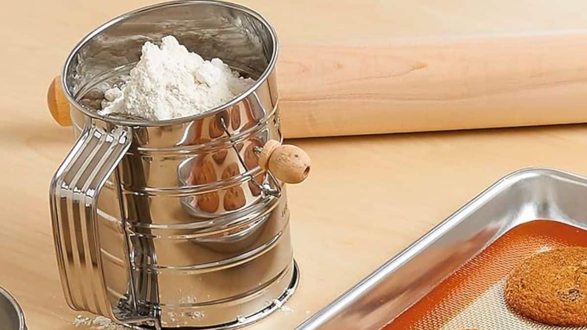 Mrs. Anderson's Hand Crank Flour Sifter