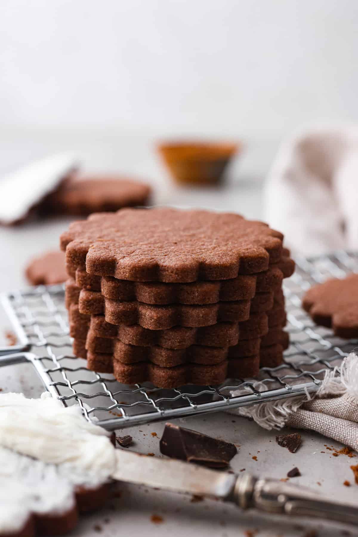 Chocolate Sugar Cookies | Karkey