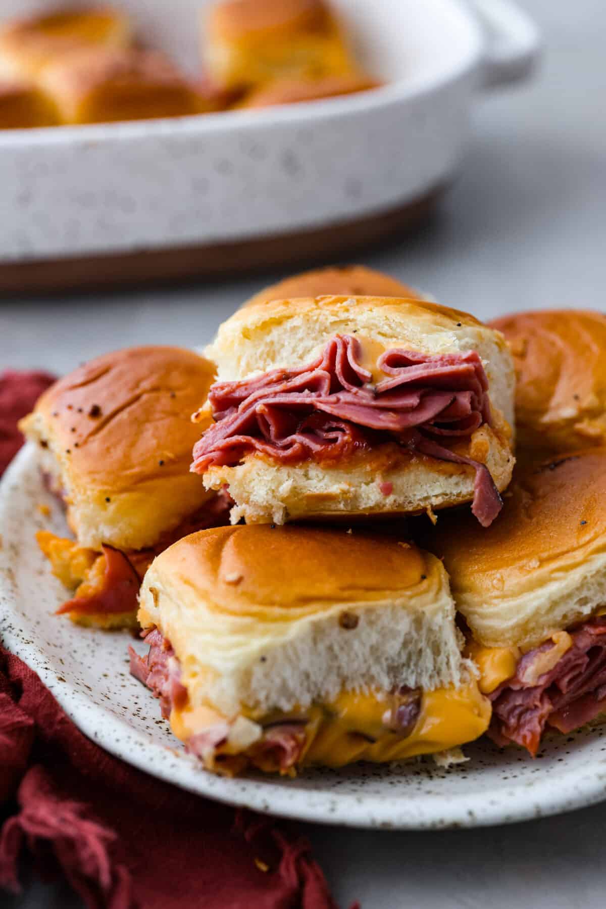 Beef and Cheddar Sliders (Arby’s Copycat)