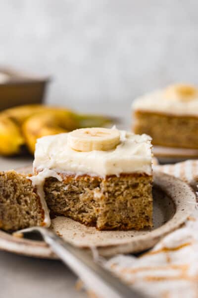 Banana Cake with Cream Cheese Frosting | The Recipe Critic