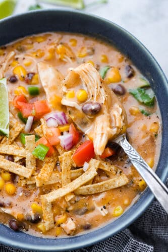 Slow Cooker Chicken Fajita Soup Recipe | The Recipe Critic