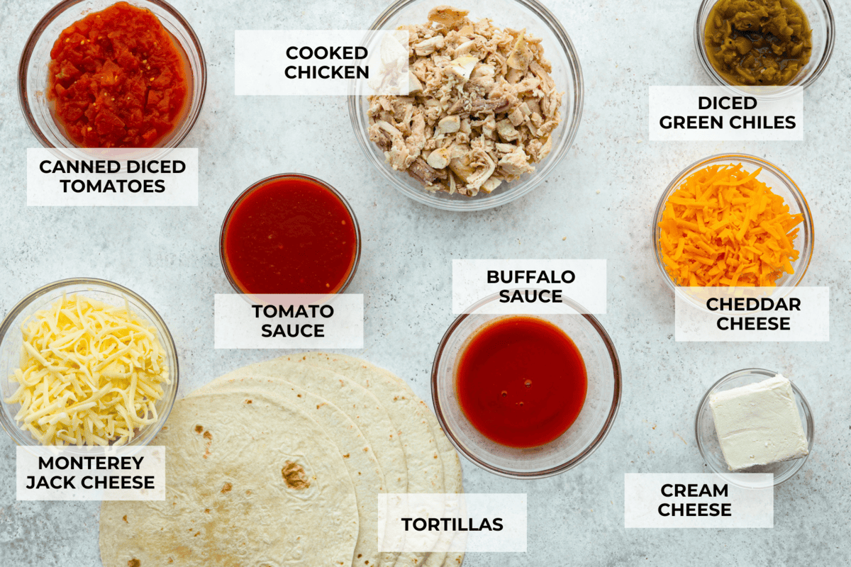 A new enchilada is in town! Get ready for the bold flavors in these buffalo chicken enchiladas! Chicken enchiladas loaded with cheese and smothered in a creamy buffalo enchilada sauce.