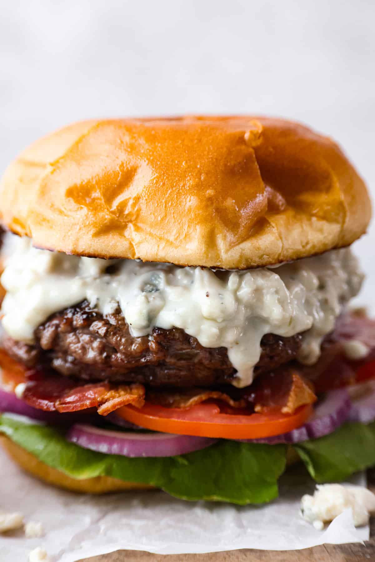 Blue Cheese Burger Recipe | The Recipe Critic