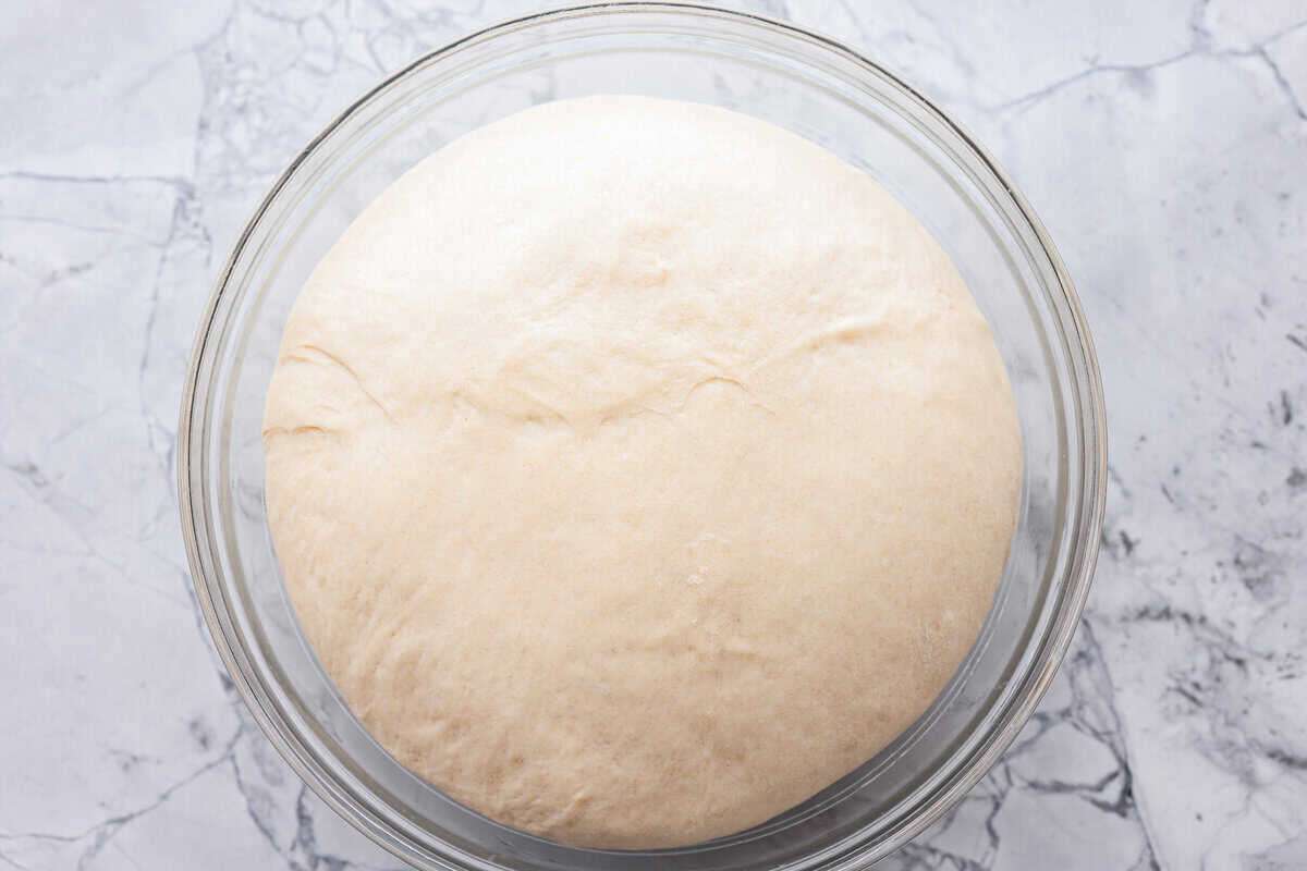 You asked for help with yeast, so I have created a A picture of properly proofed dough in a clear glass bowl showing how to bake with yeast.