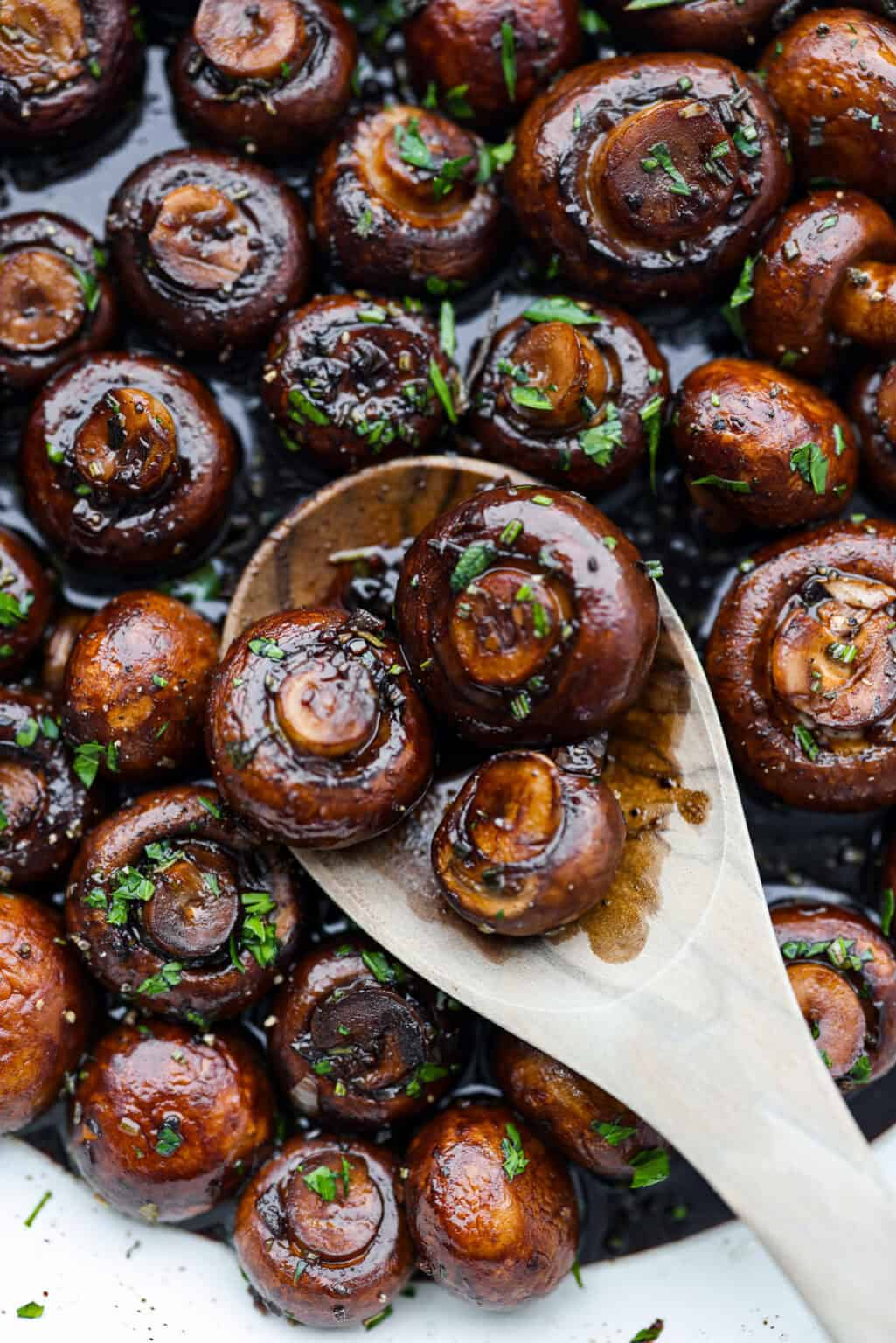 Garlic Balsamic Mushrooms Recipe | The Recipe Critic