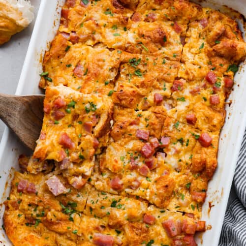 Ham and Cheese Croissant Casserole | The Recipe Critic