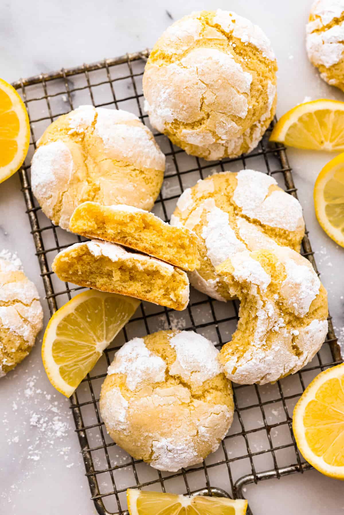 Lemon Crinkle Cookies | The Recipe Critic