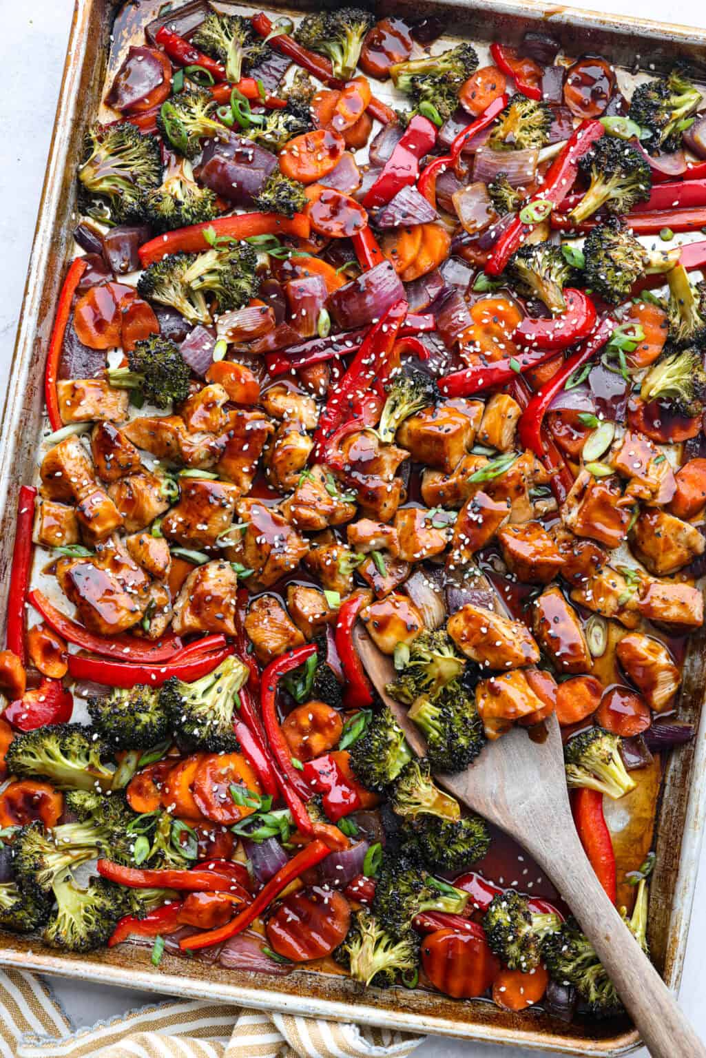 Sheet Pan Teriyaki Chicken With Vegetables