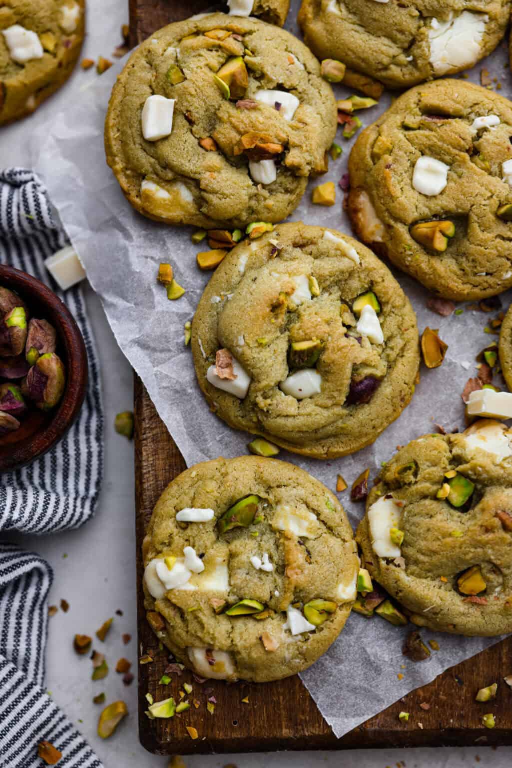 Pistachio Pudding Cookies 