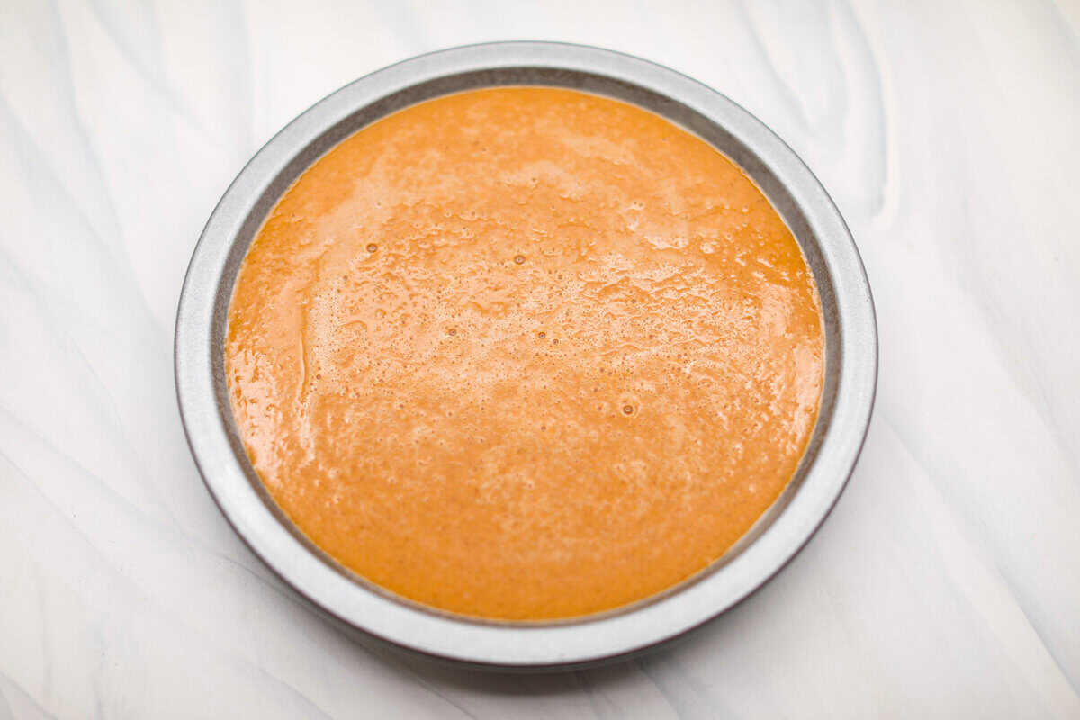 crustless pumpkin pie recipe food image
